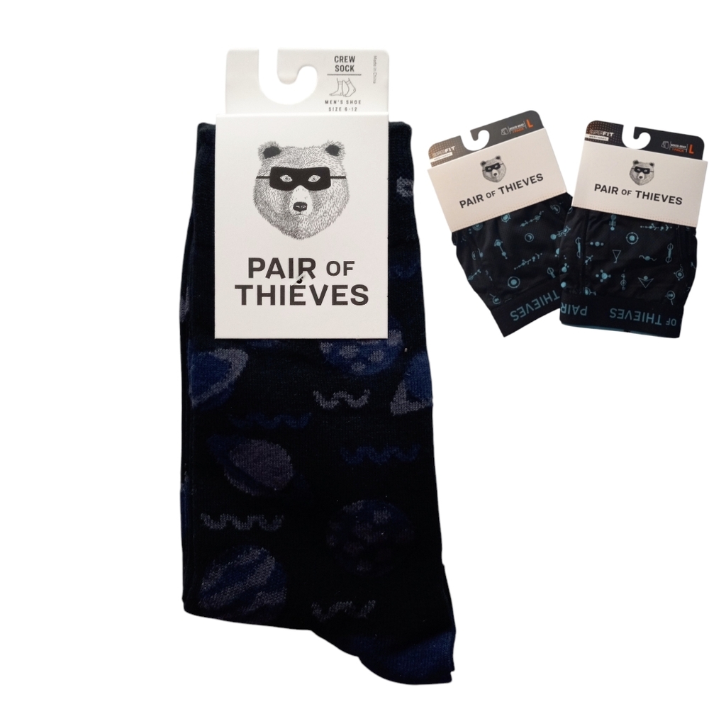 Pair of Thieves socks and Boxers men's bundle set Size M